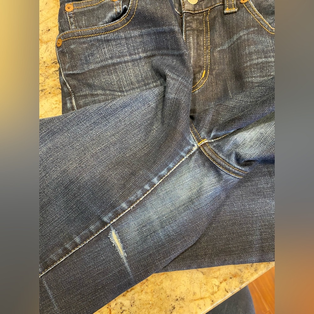 Madewell Alley Straight denim blue jeans 27 - Picture 12 of 13